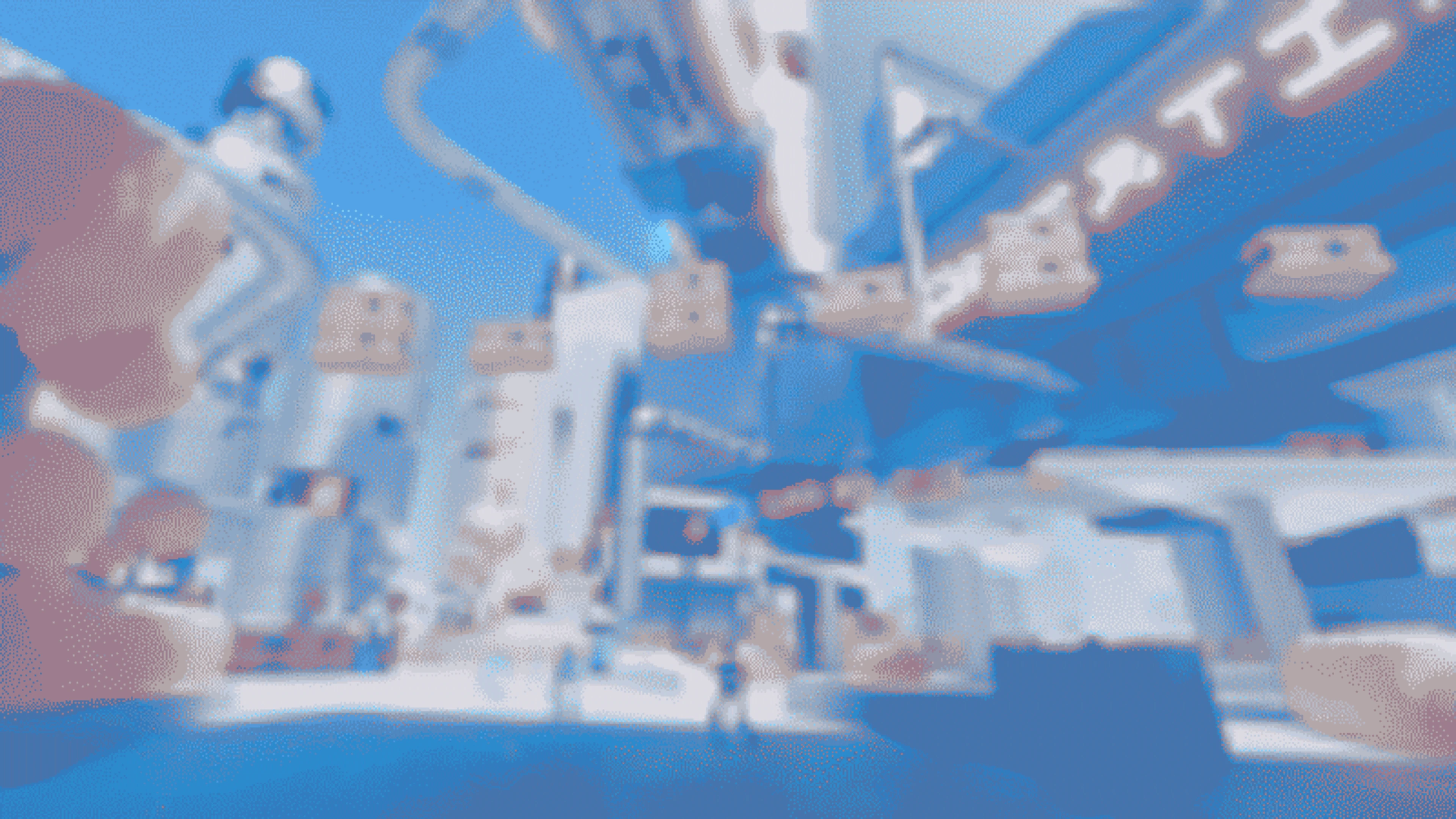 Robotopia city skyline artwork